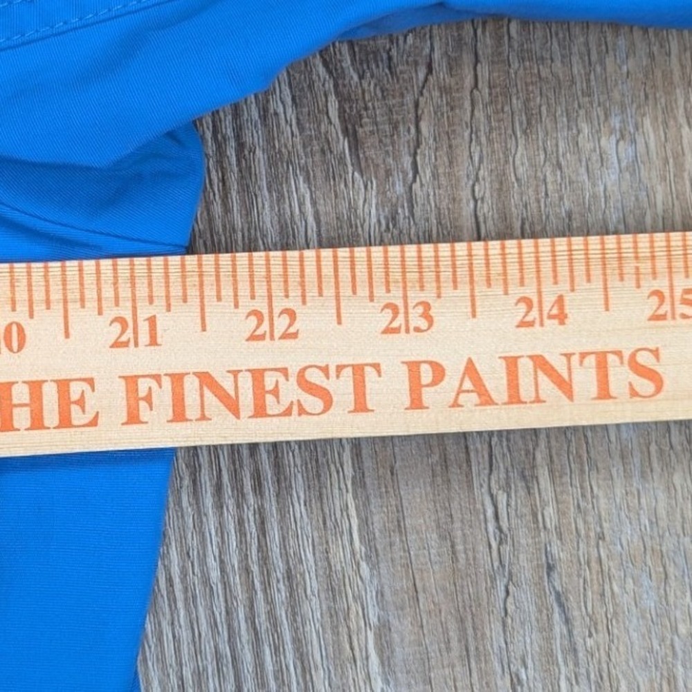 Lands End Blue Lightweight Utility Jacket Women's Medium Zip Snap Front Pockets - Picture 7 of 9